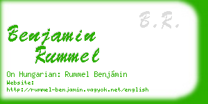 benjamin rummel business card