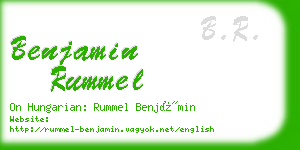 benjamin rummel business card